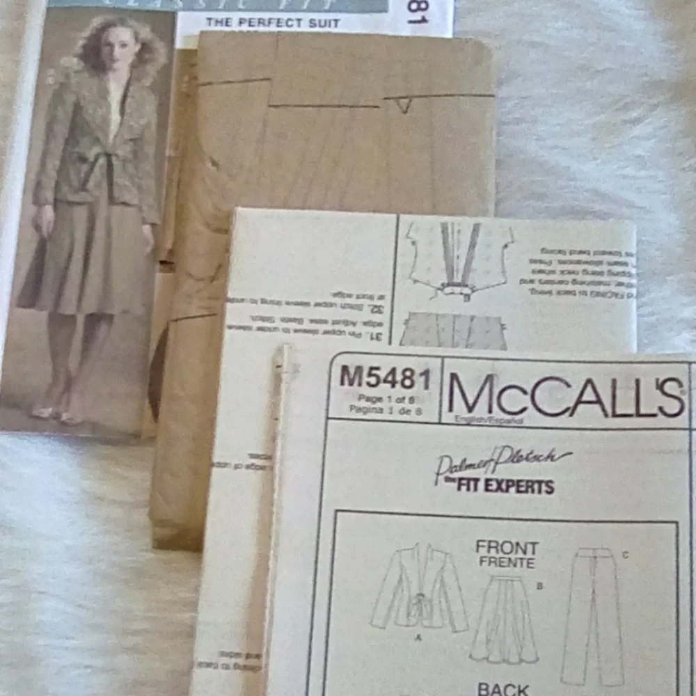 McCall's The Perfect Suit Sz 16-18-20-22